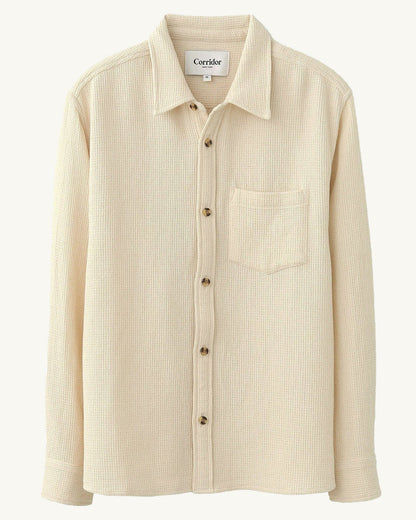 PIGMENT DYED WAFFLE LS