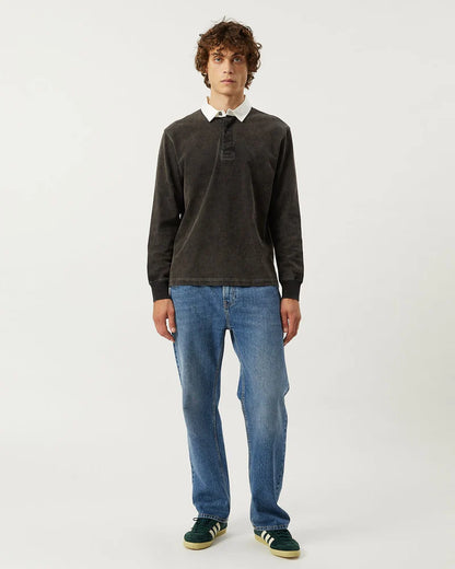 RUGBY LS - BLACK