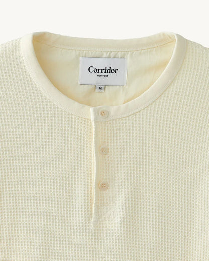 WAFFLE HENLEY - NATURAL