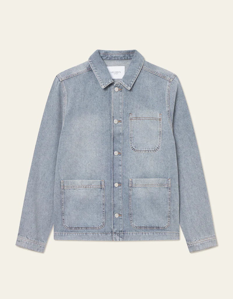 LAYTON WASHED DENIM OVERSHIRT
