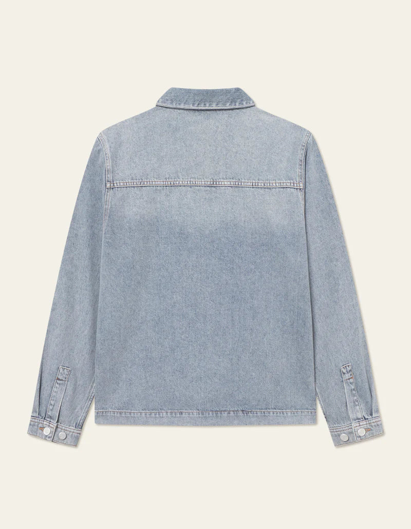 LAYTON WASHED DENIM OVERSHIRT