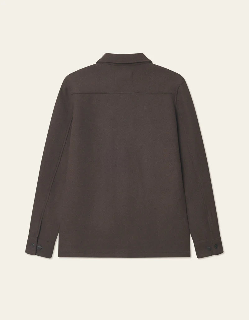 JASON SOLID WOOL OVERSHIRT