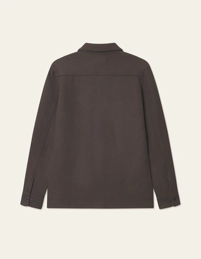 JASON SOLID WOOL OVERSHIRT