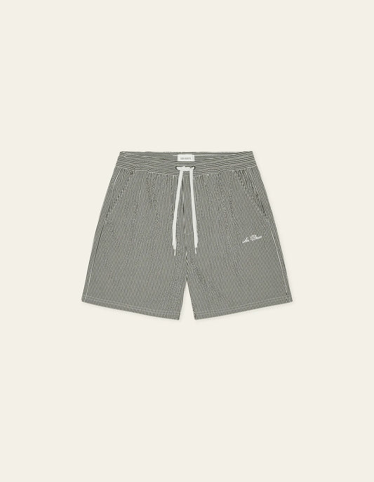 Stan Stripe Seersucker Swim Shorts