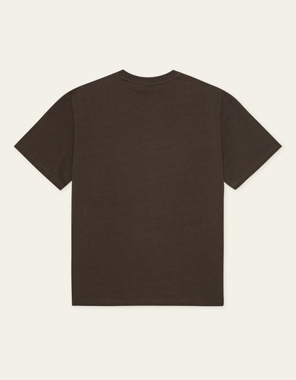 Crew T-shirt Turkish Coffee Brown
