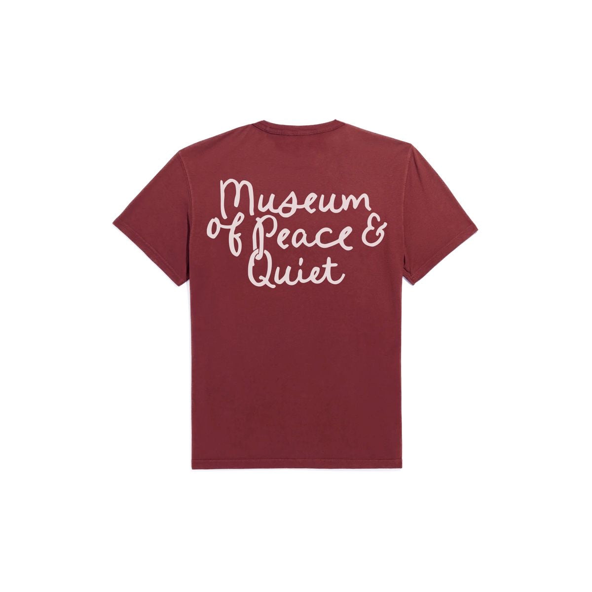 SCRIBBLE T-SHIRT - BURGANDY