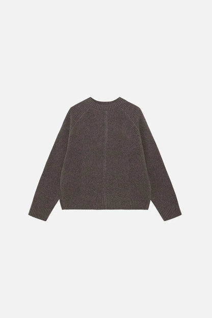 Bently Knit Sweater - Major Brown