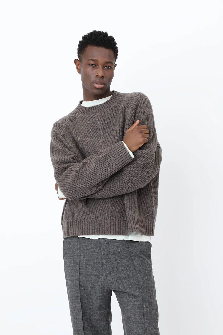 Bently Knit Sweater - Major Brown