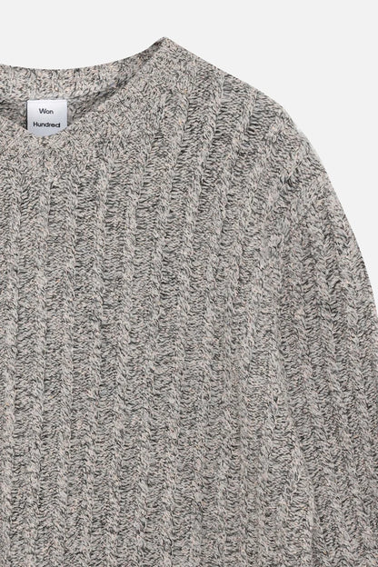 Jack Knit Sweater - Micro Chip Grey