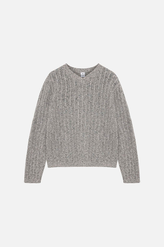 Jack Knit Sweater - Micro Chip Grey