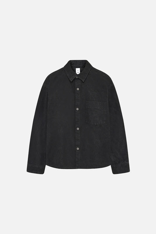 Maza Denim Shirt - Xenon Black