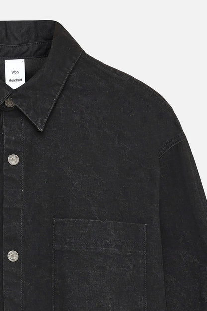 Maza Denim Shirt - Xenon Black