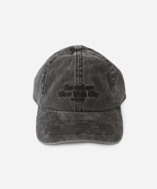 Abie Pigment Dyed Cotton Hat - Black