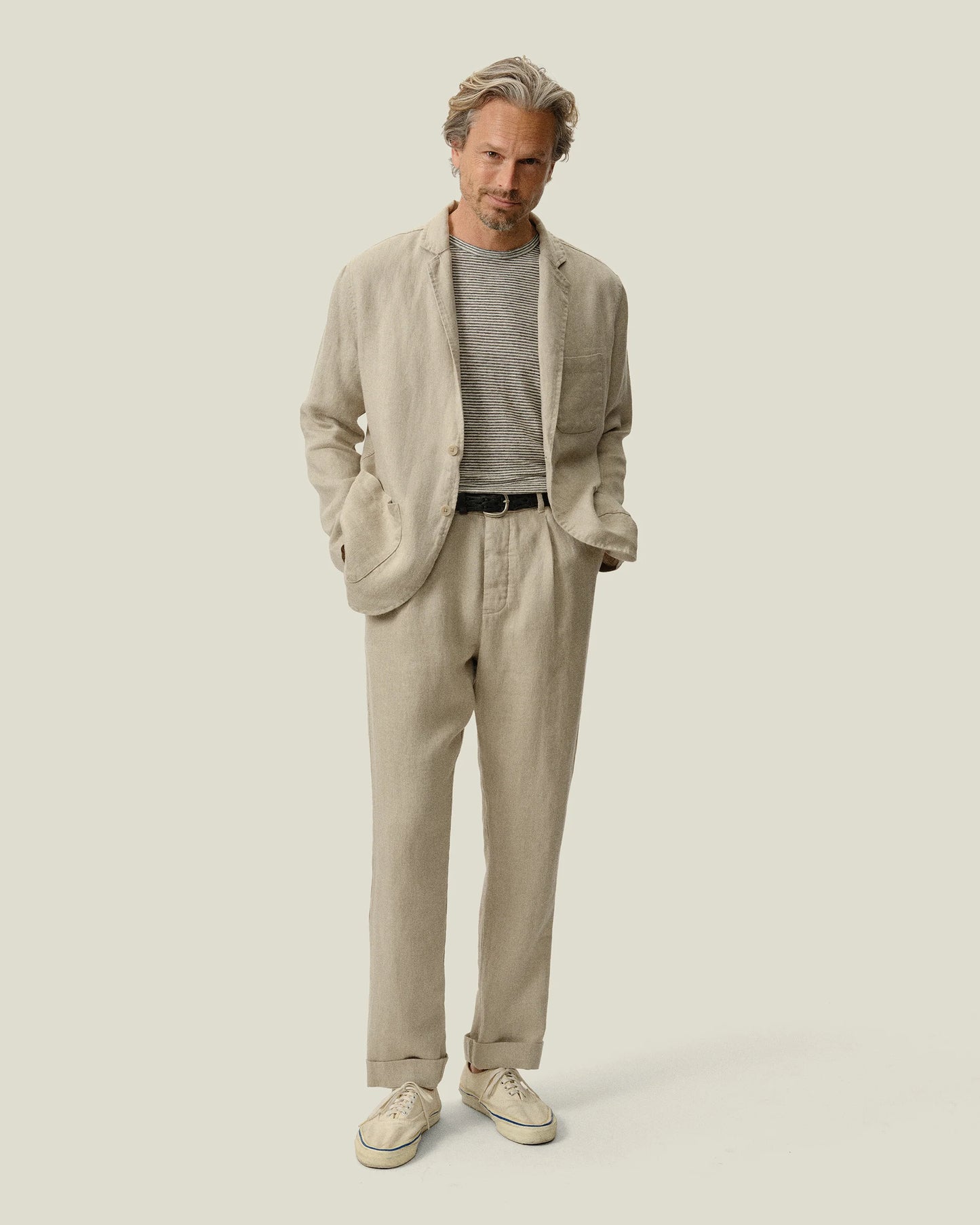Alta Blazer- Natural Twill