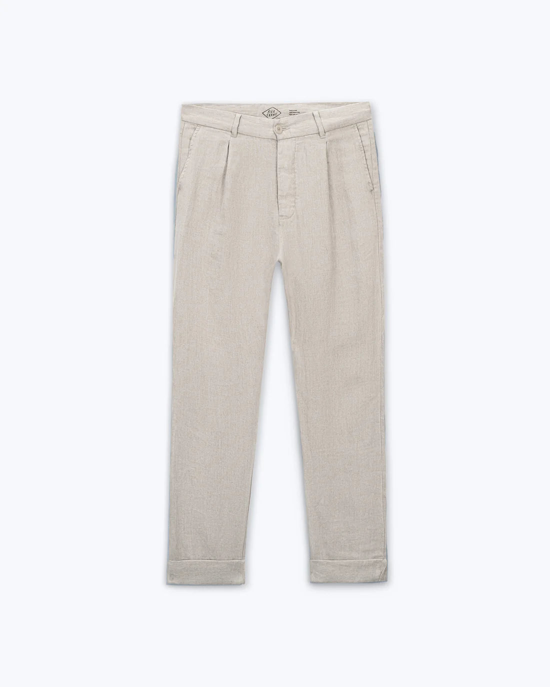 Alta Trouser-NATURAL TWILL