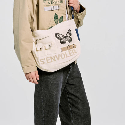THE S'ENVOLER MESSENGER TOTE