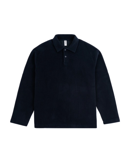 INTERLOCK POLO SWEAT-DK NAVY