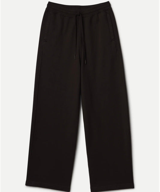 AUTHENTIC FLEECE STRAIGHT LEG COTTON SWEATPANTS - ESPRESSO