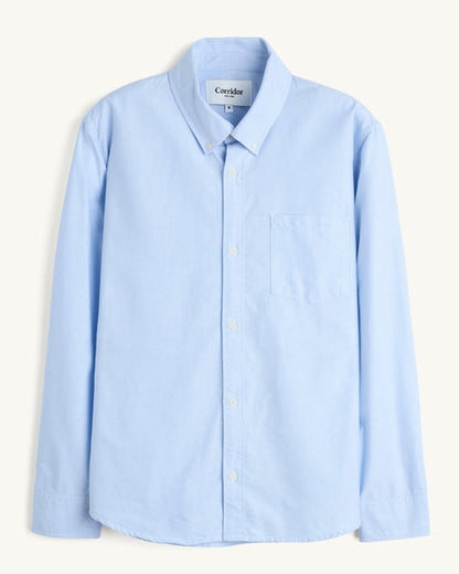 OXFORD LS SHIRT- BLUE