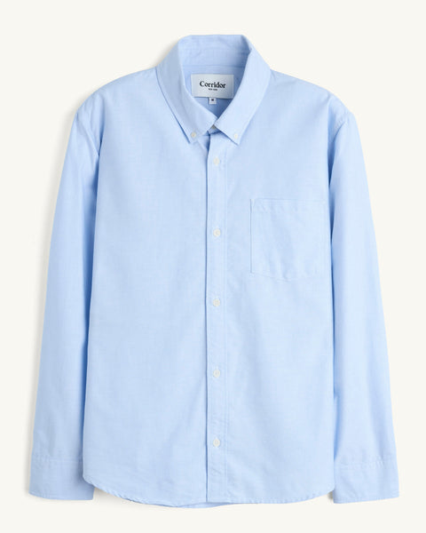 OXFORD LS SHIRT- BLUE