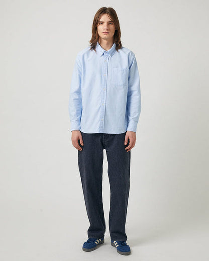 OXFORD LS SHIRT- BLUE