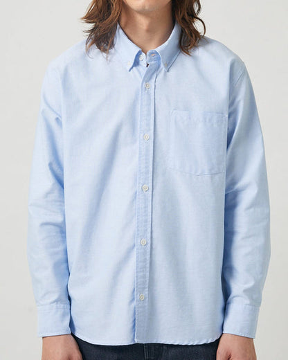 OXFORD LS SHIRT- BLUE