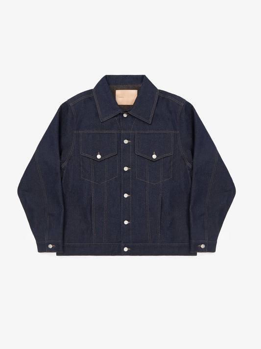 Blanket-Lined Type-3 Denim Jacket - Indigo