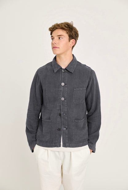 Baptista Smoked Pearl Linen