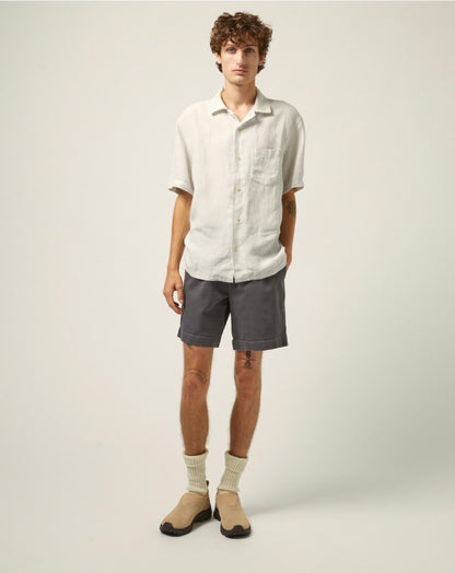 Linen Stripe SS Camp