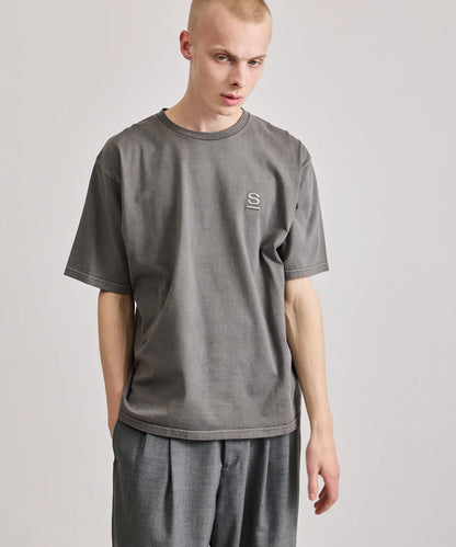 Pigment Dyed Relaxed SS Tee- CHARCOAL