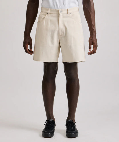 Mario Cut off Shorts- OFF WHITE
