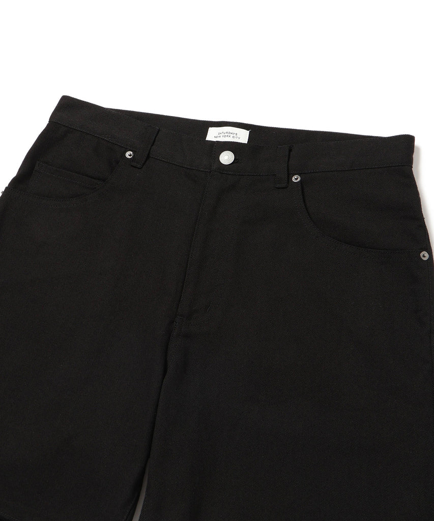Mario Cut Off Shorts- BLACK
