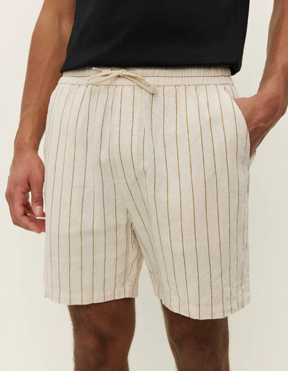 Otto Striped Linen Short