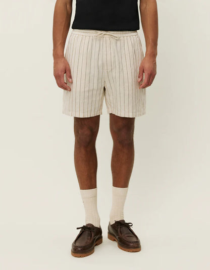 Otto Striped Linen Short