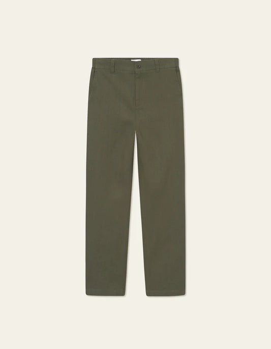 Pino Linen Pants- OLIVE