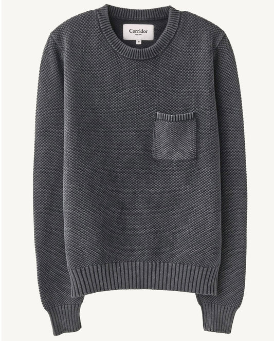 Pocket Crewneck - Black