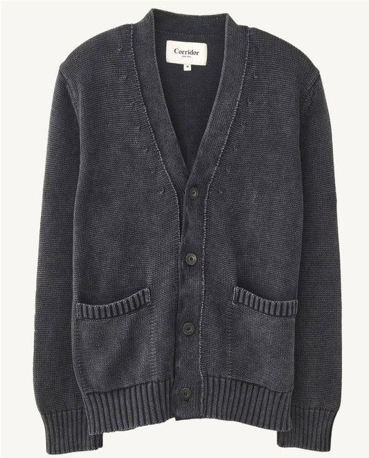 ACID WASH CARDIGAN