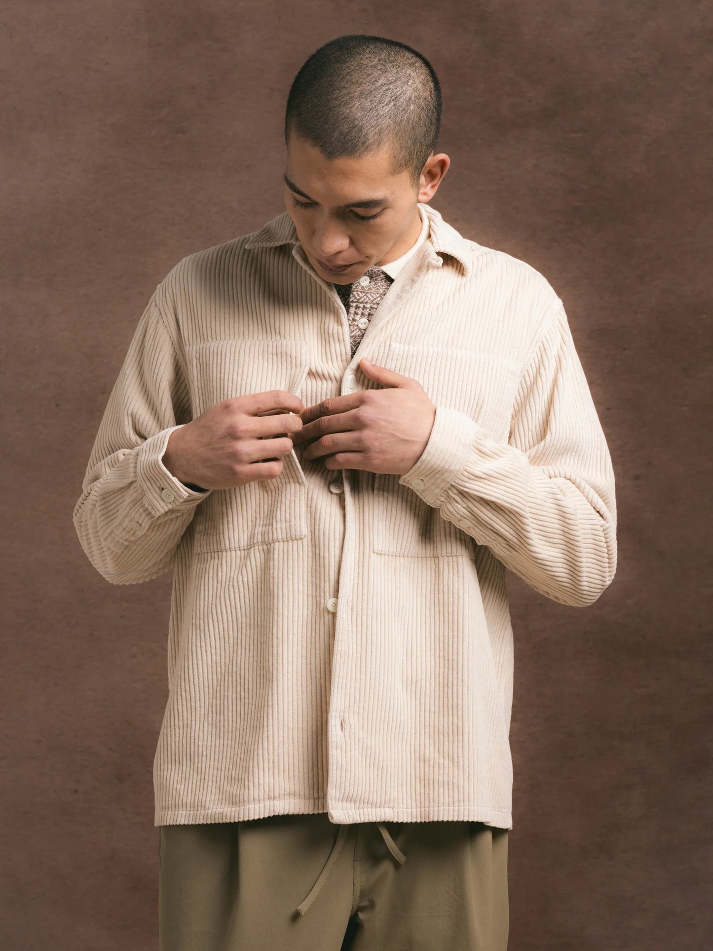 Durno Overshirt- ECRU