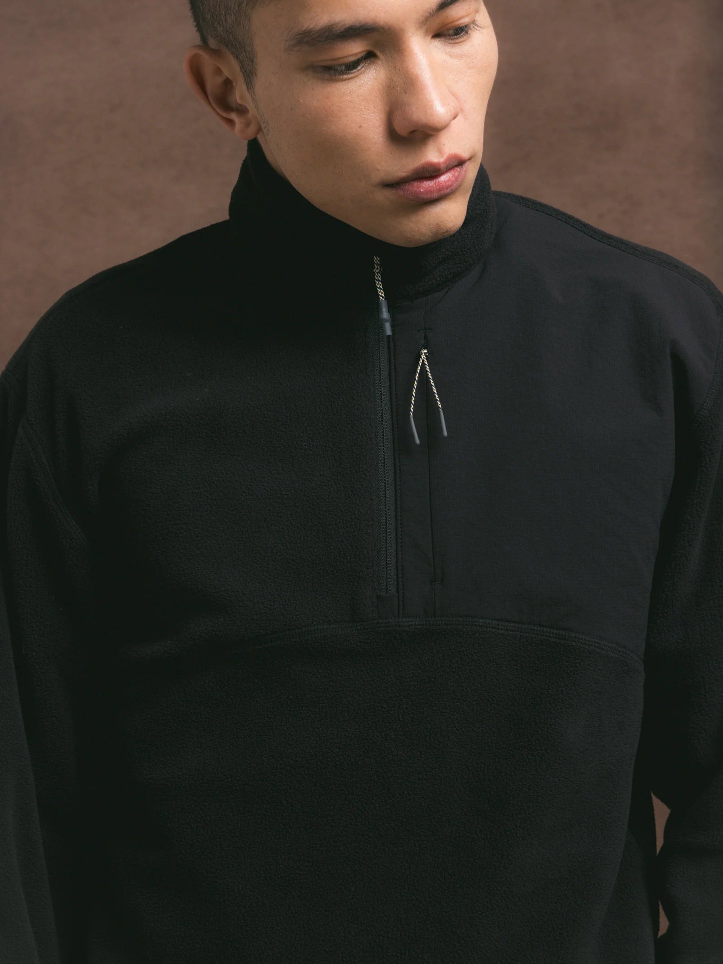 ABERFELDY FLEECE- BLACK POLAR