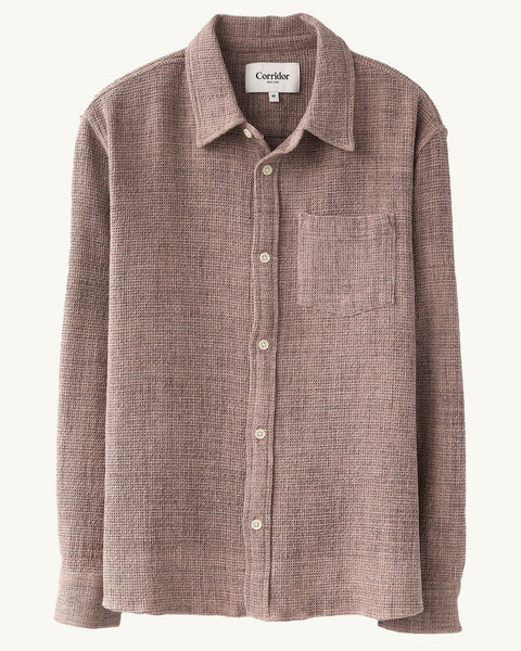 PIGMENT DYED WAFFLE LS