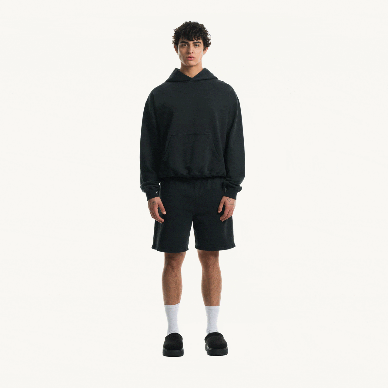VINTAGE BLACK Oversized Hoodie