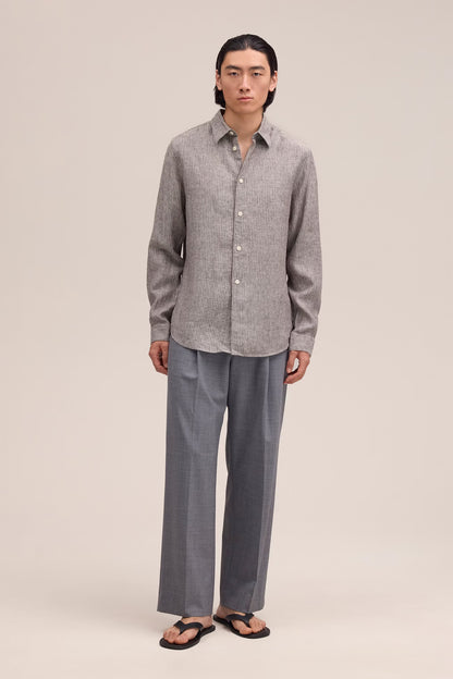 Enzo Shirt- Clay Stripe