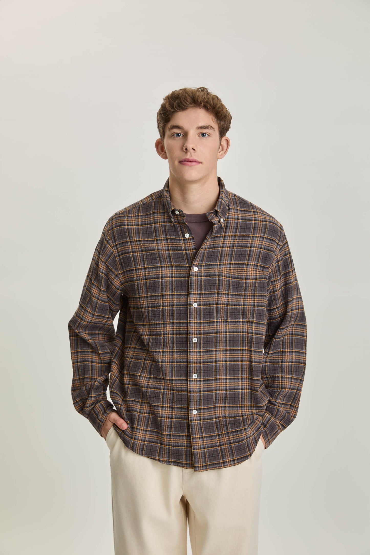 BASTOS BAGGY BUTTON DOWN