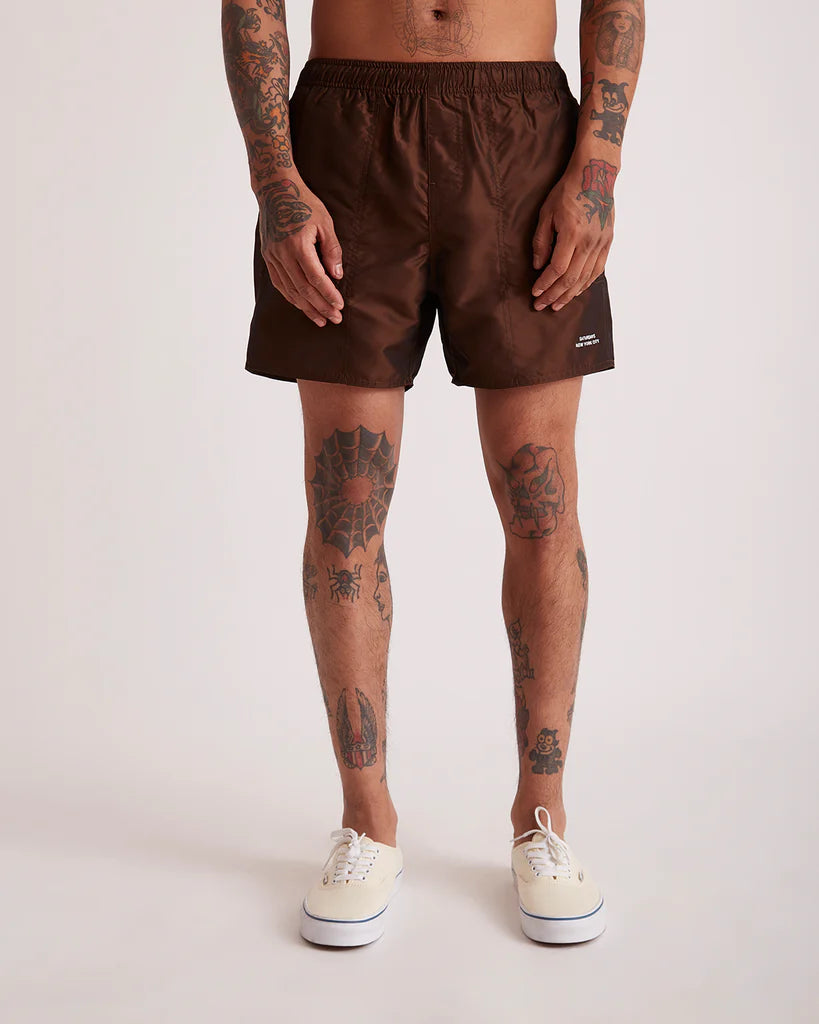 Talley Iridescent Swim Short-DARK EARTH