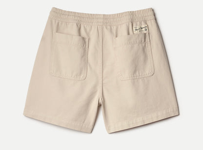 5" Lightweight Cotton Twill Shorts- chalk
