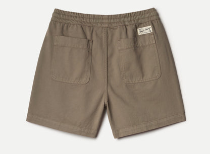 5" Lightweight Cotton Twill Shorts- vintage army