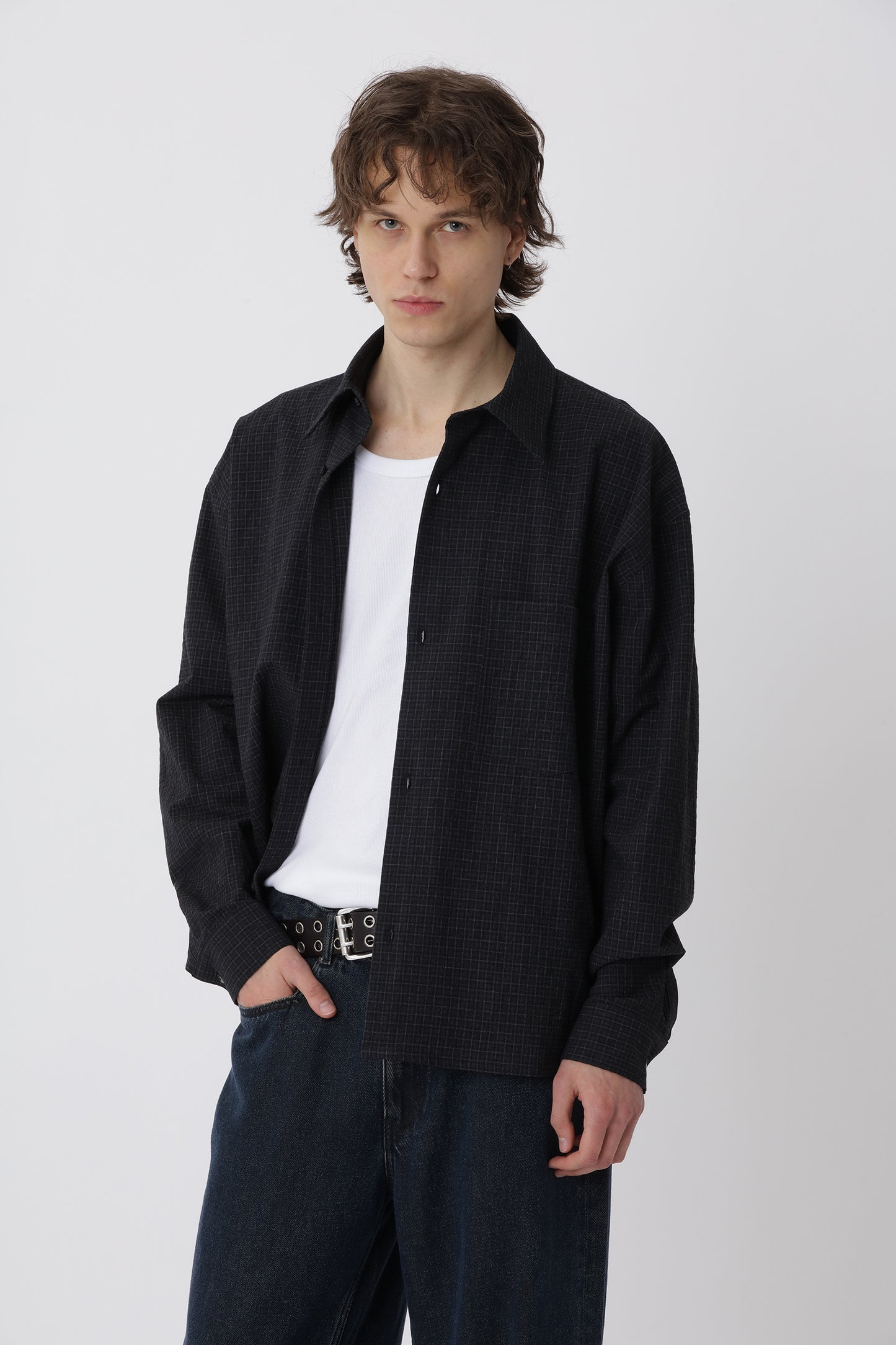 MAZA SHIRT- BLACK COMB