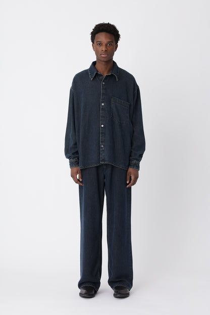 MAZA SHIRT- WASHED BLACK