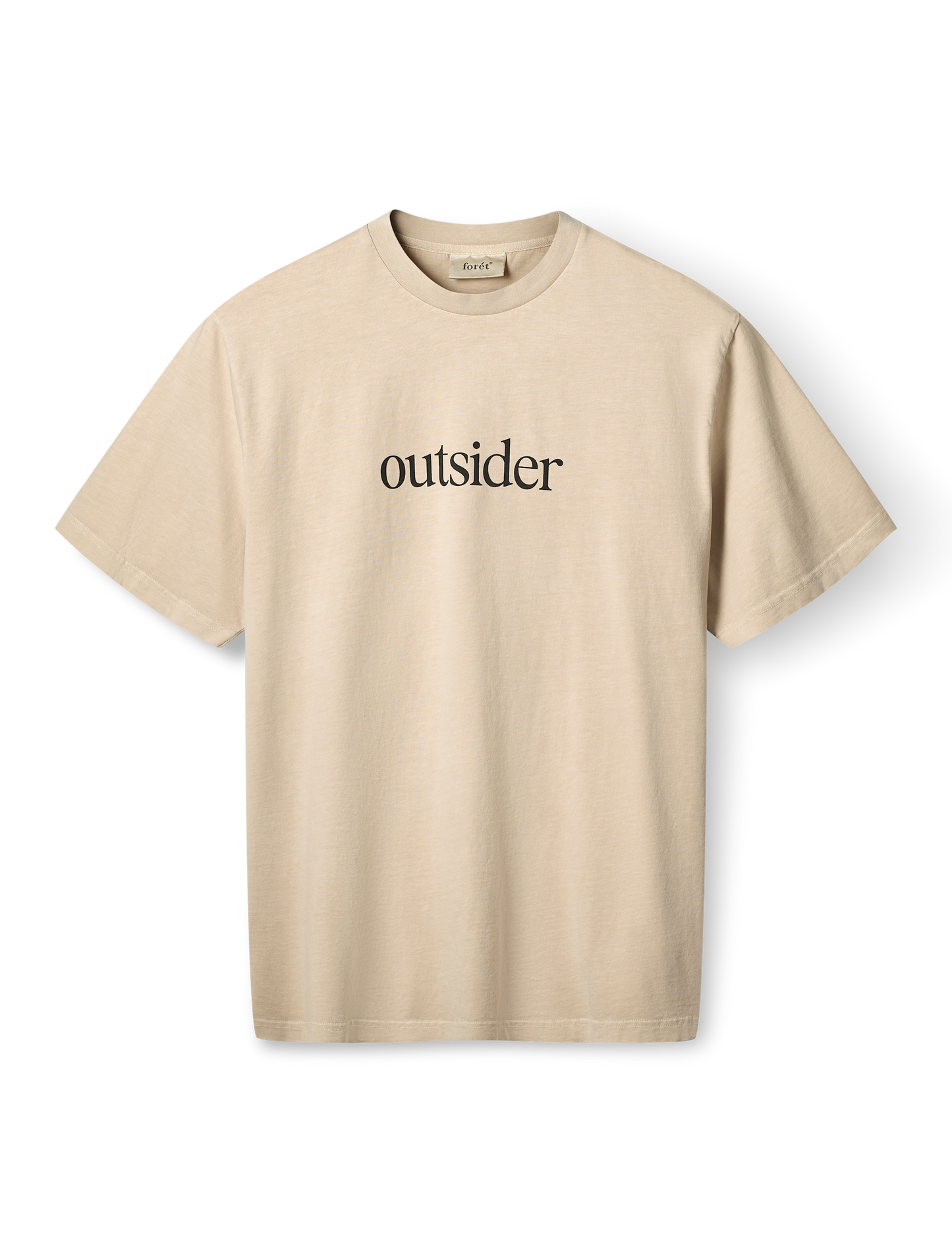 Foret Outsider Pigment Dye T-shirt Oat
