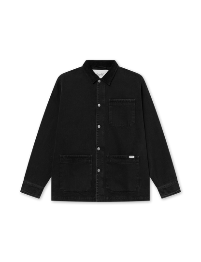 ROWAN OVERSHIRT-BLACK
